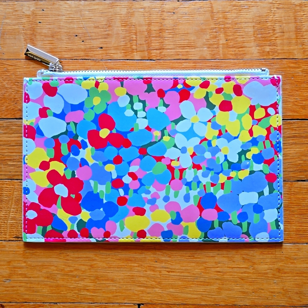 kate spade Multicolor Floral Print Mini Pouch